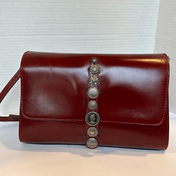 Patricia Nash Handbags - Patricia Nash Burgundy Crossbody Bag Renaissance Collection